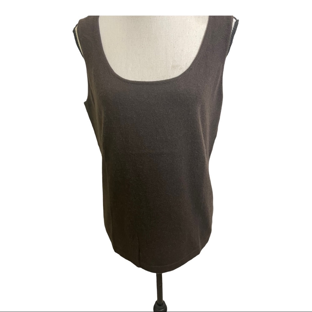 Collection fiftynine Bloomingdale’s tank top cashmere sweater size X-large